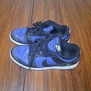 Nike Black and Blue Sneakers